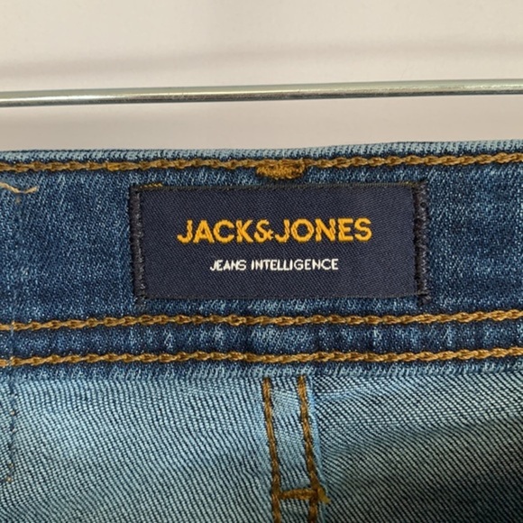 Jack and Jones Blue Skinny Liam Jeans - Picture 10 of 12